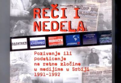 Studija Tužiteljstva za ratne zločine: Veze novinskih napisa i ratnih zločina 